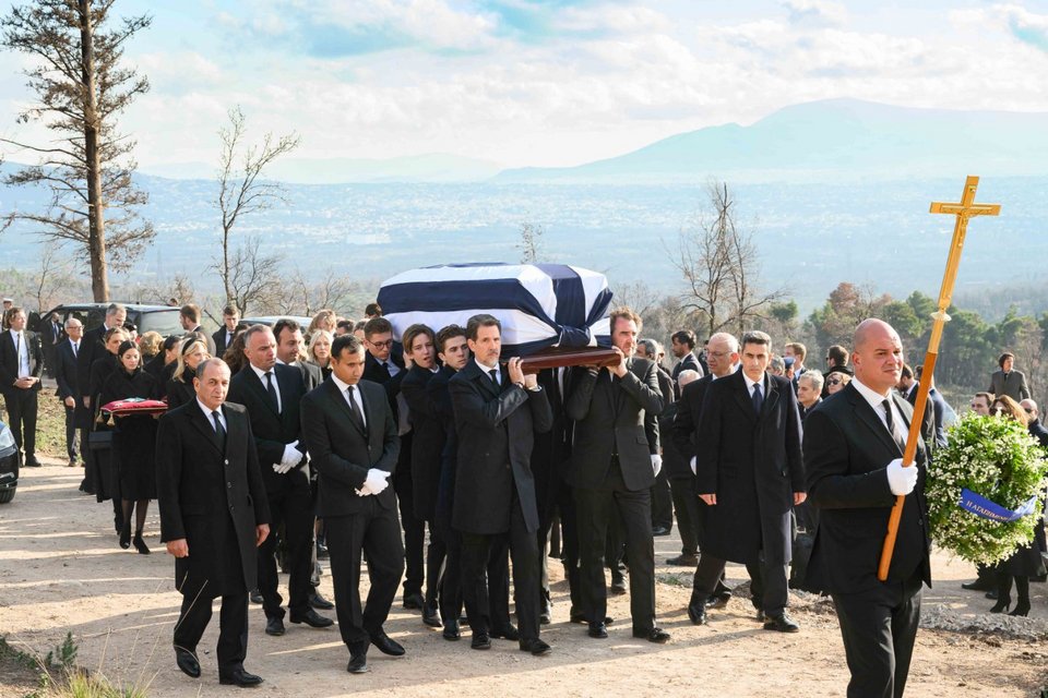 Ταφή τέως βασιλιά Κωνσταντίνου στο Τατόι
