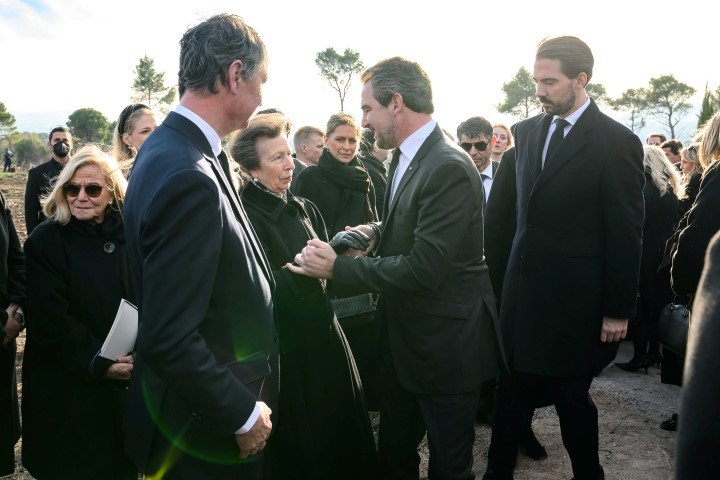 Η πριγκίπισσα Άννα της Βρετανίας με τον Νικόλαο / Φωτογραφία: Nikolas Kominis/POOL/SOOC   