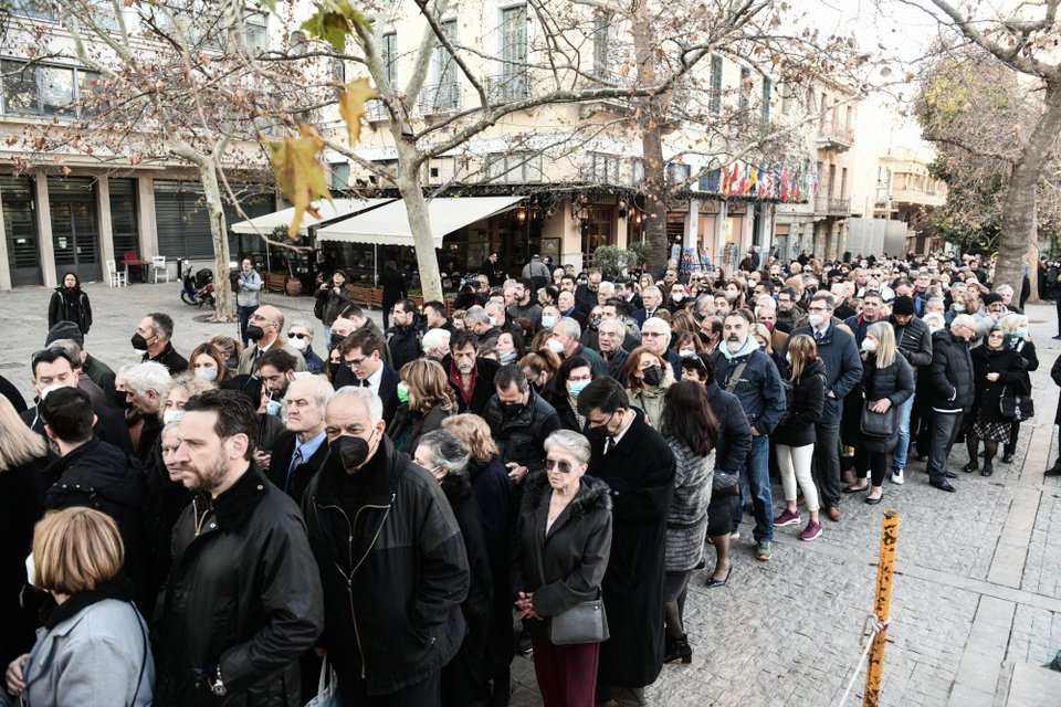 Λαϊκό προσκύνημα για τον τέως βασιλιά Κωνσταντίνο / EUROKINISSI