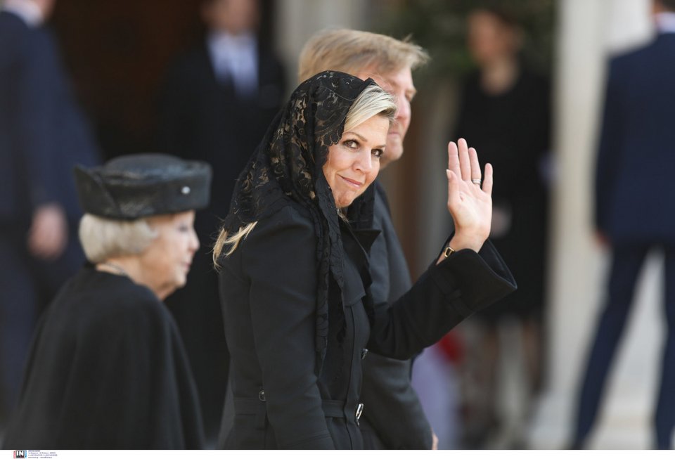 Η βασίλισσα Μαξίμα της Ολλανδίας και ο σύζυγός της βασιλιάς Βίλεμ Αλεξάντερ 