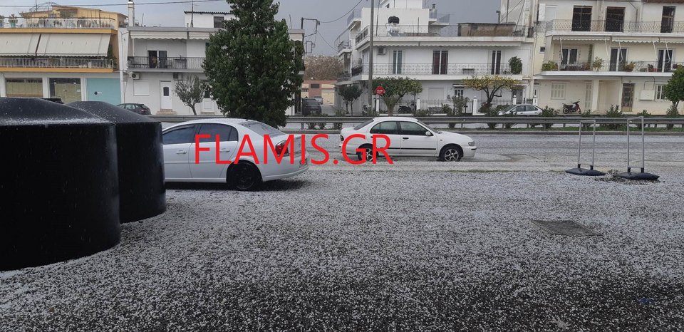 Χαλαζόπτωση στην Πάτρα