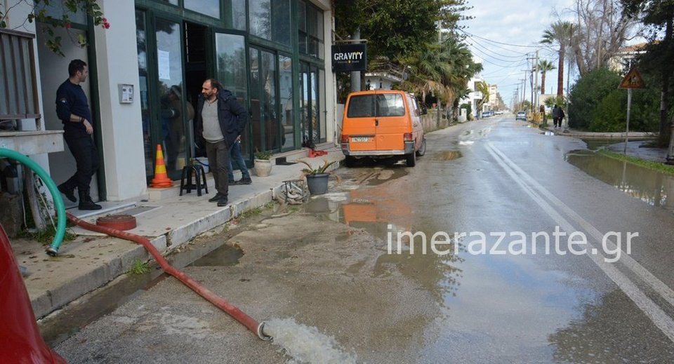 Καταστροφές από την κακοκαιρία στη Ζάκυνθο / imerazante.gr