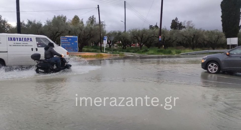 Καταστροφές από την κακοκαιρία στη Ζάκυνθο / imerazante.gr