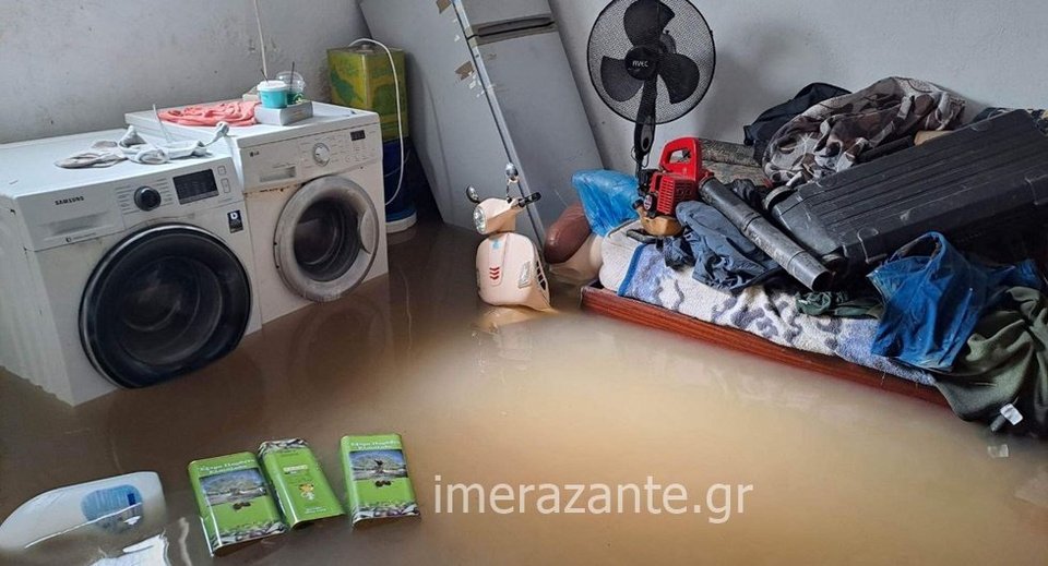 Καταστροφές από την κακοκαιρία στη Ζάκυνθο / imerazante.gr