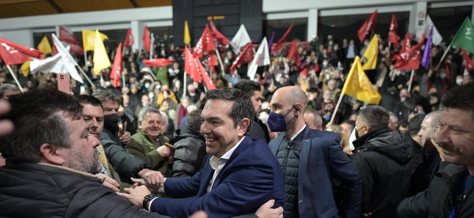 Ο Αλέξης Τσίπρας στην Πάτρα / Φωτογραφία: Γραφείο Τύπου ΣΥΡΙΖΑ