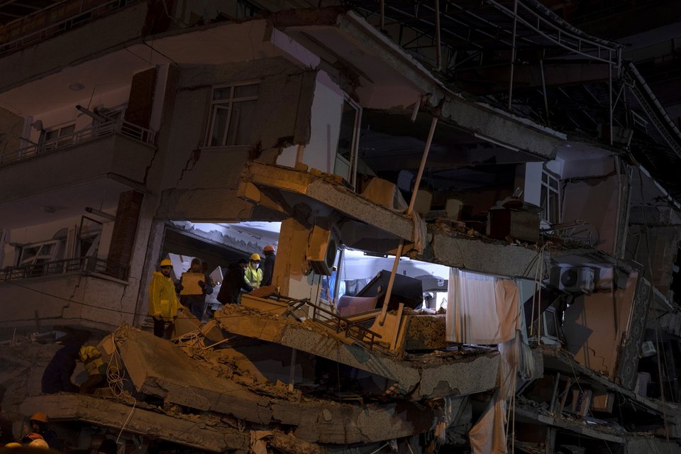 σεισμός σε τουρκία-συρία