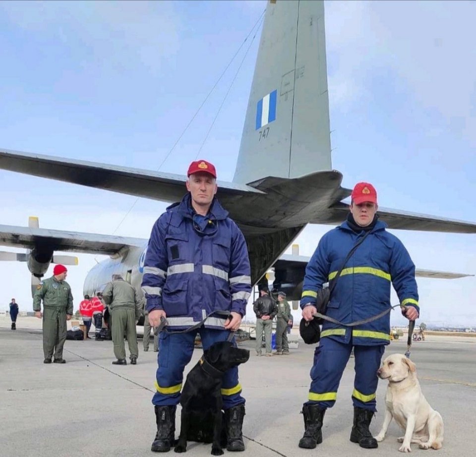 Αναχώρησε η ελληνική αποστολή βοήθειας μετά το σεισμό στην Τουρκία / Φωτογραφία: ΑΠΕ