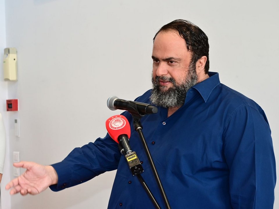 Κοπή πρωτοχρονιάτικης πίτας της ΠΑΕ Ολυμπιακός / Eurokinissi