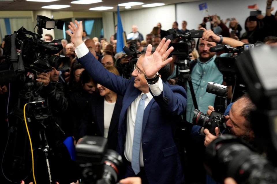 Κύπρος: Ο νικητής του α' γύρου των προεδρικών εκλογών της Κύπρου Νίκος Χριστοδουλίδης / Φωτογραφία: AP