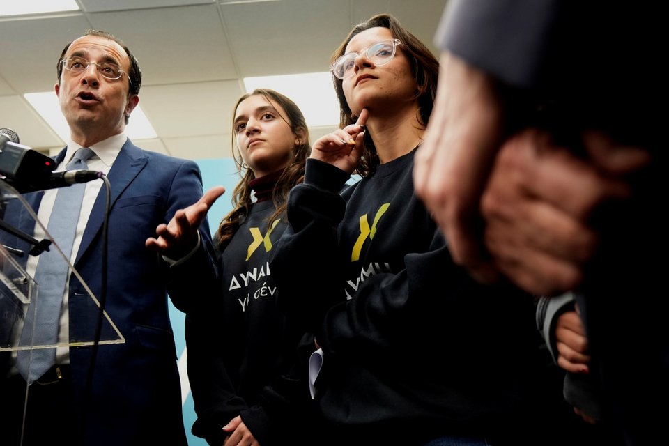Κύπρος: Ο νικητής του α' γύρου των προεδρικών εκλογών της Κύπρου Νίκος Χριστοδουλίδης / Φωτογραφία: AP