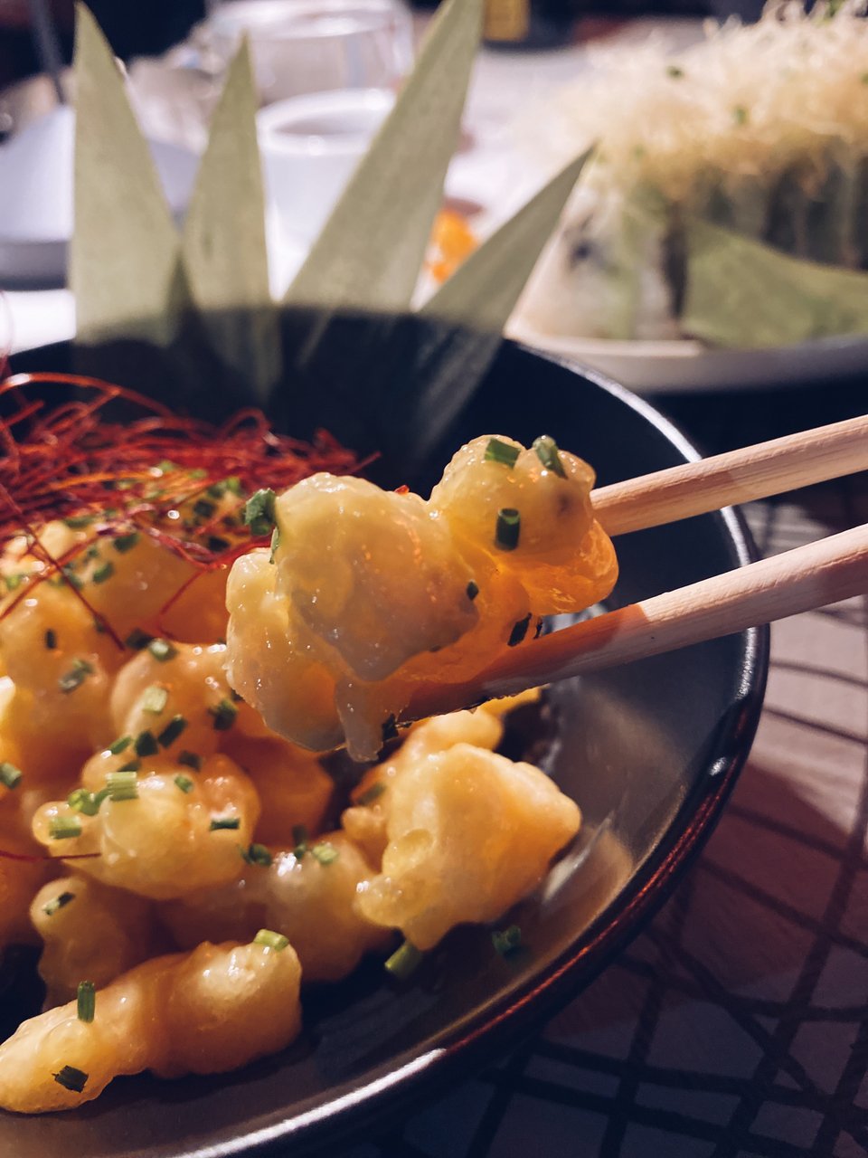 To ορεκτικό Rock Shrimp Tempura, με γαρίδες σε sweet mayo / Φωτογραφία: Μάνος Λειβαδάρος / iefimerida