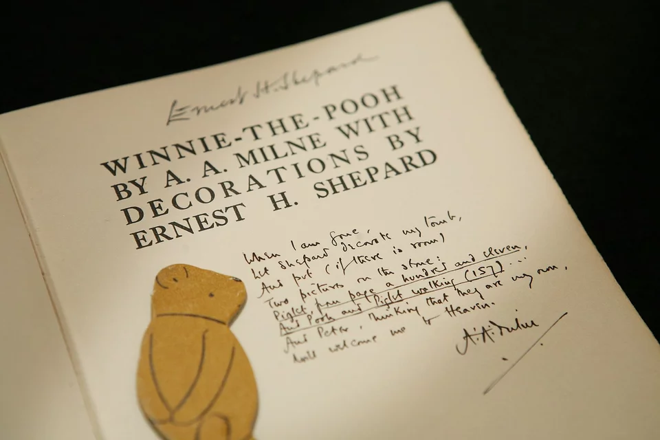 Ένα σπάνιο βιβλίο Winnie-the-Pooh  Γουίνι το Αρκουδάκι