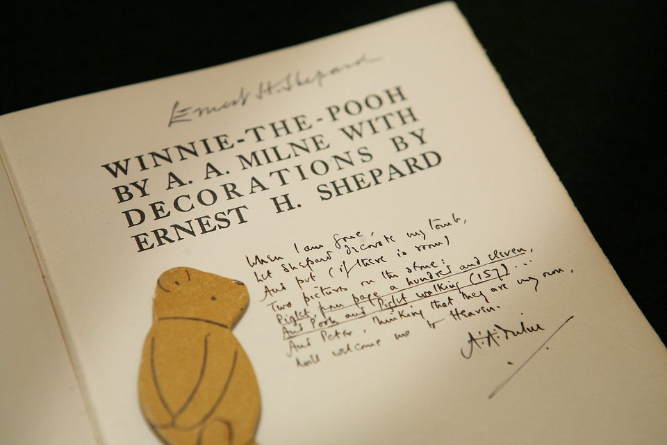 Ένα σπάνιο βιβλίο Winnie-the-Pooh Γουίνι το Αρκουδάκι