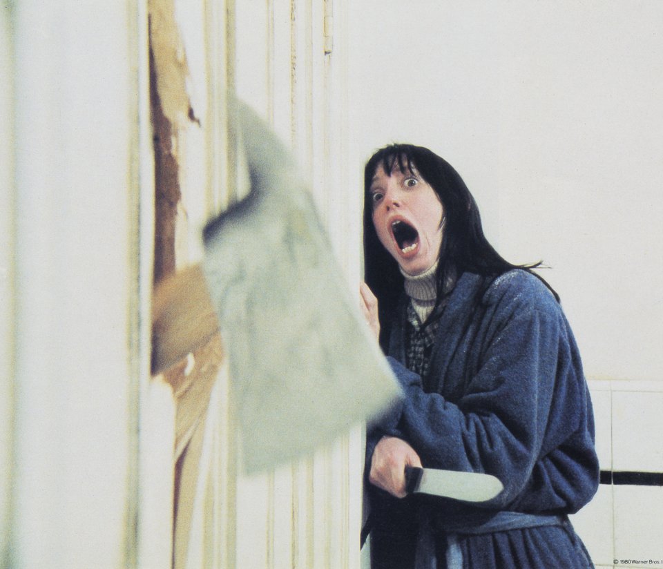 Η Shelley Duvall σε χαρακτηριστική σκηνή της ταινίας «Η Λάμψη»