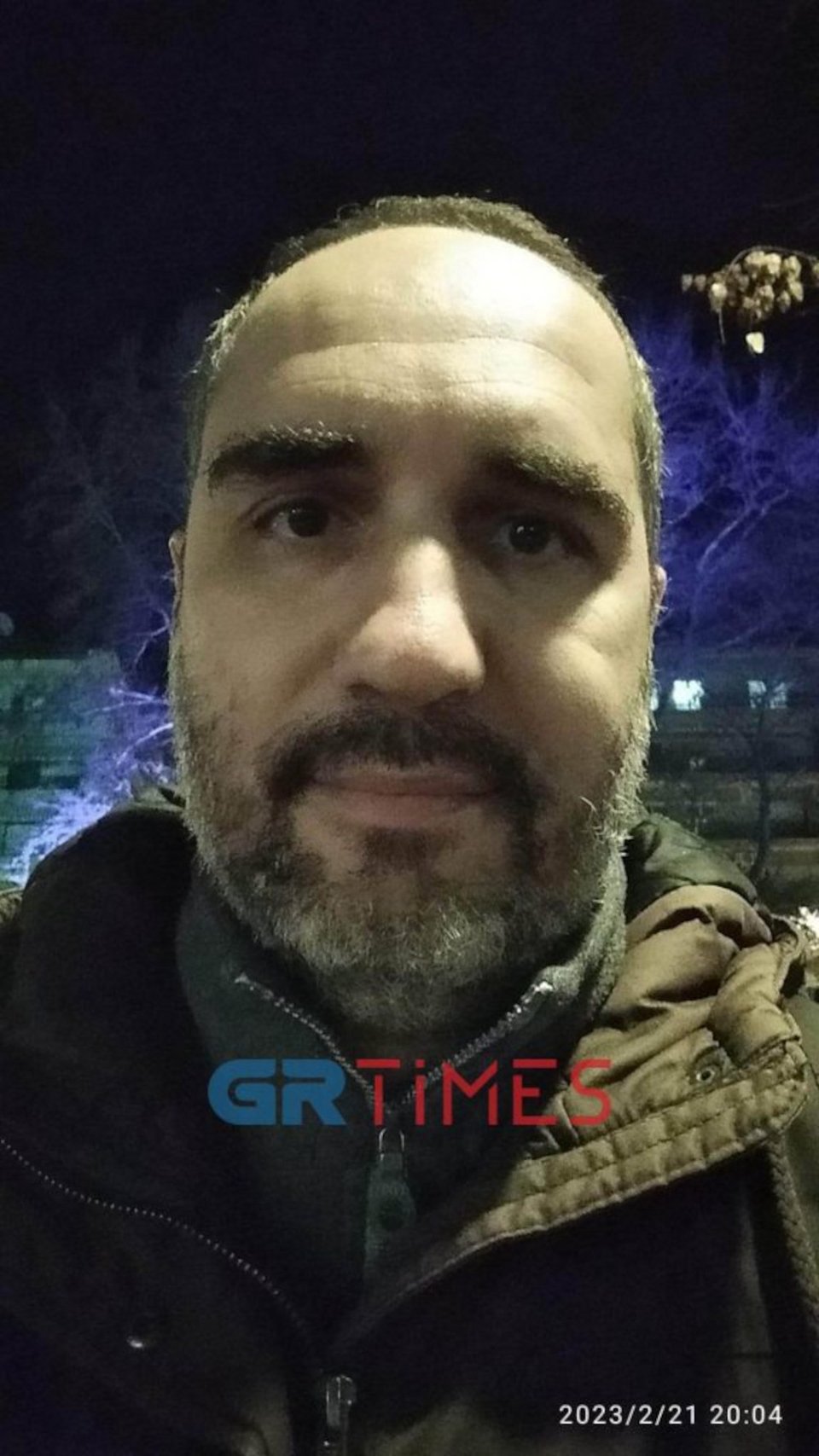 Ο Θεόφιλος Ρούσσης, που κατάφερε να σταματήσει την αλλοπρόσαλλη πορεία του ΚΤΕΛ από τη Θεσσαλονίκη / GR Times