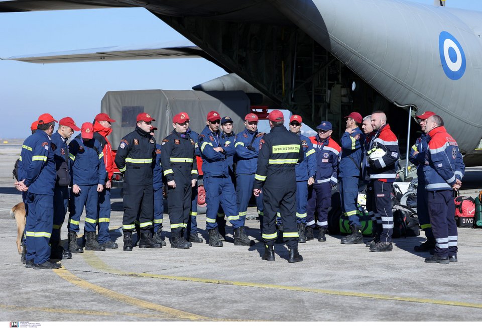 ΑΝΑΧΩΡΗΣΗ ΤΗΣ 2ης ΕΜΑΚ ΓΙΑ ΤΗΝ ΣΕΙΣΜΟΠΛΗΚΤΗ ΤΟΥΡΚΙΑ/ Φωτογραφία INTIME NEWS/ ΑΒΡΑΜΙΔΗΣ ΑΛΕΞΑΝΔΡΟΣ
