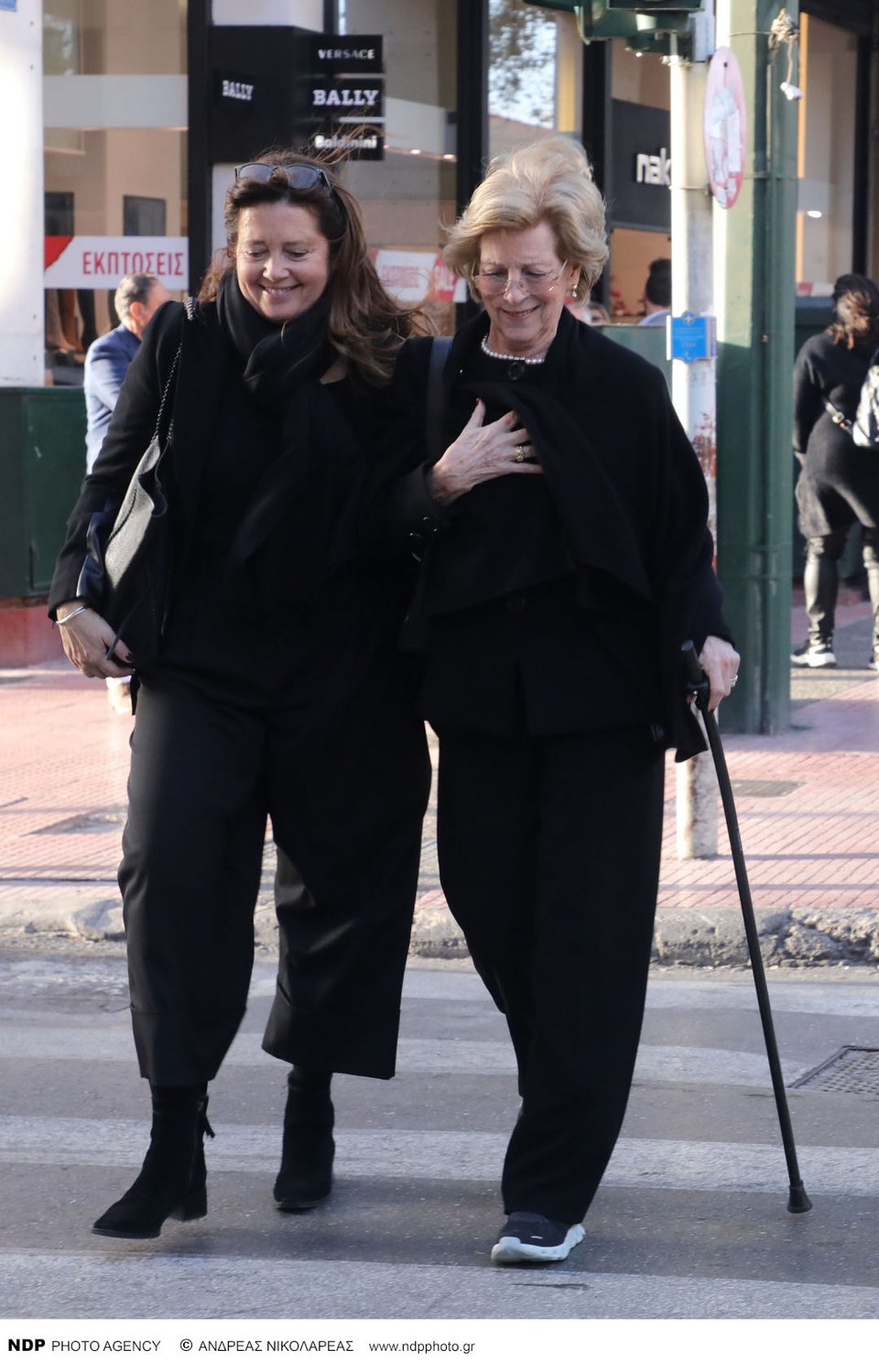 Η Άννα Μαρία Γλύξμπουργκ με την κόρη της, Αλεξία / Φωτογραφία: NDP