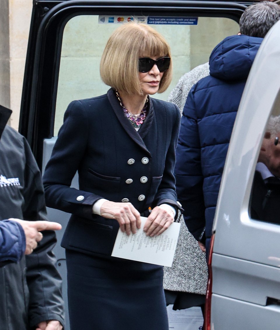 Η θρυλική Editor-in-Chief της αμερικανικής Vogue, Anna Wintour.
