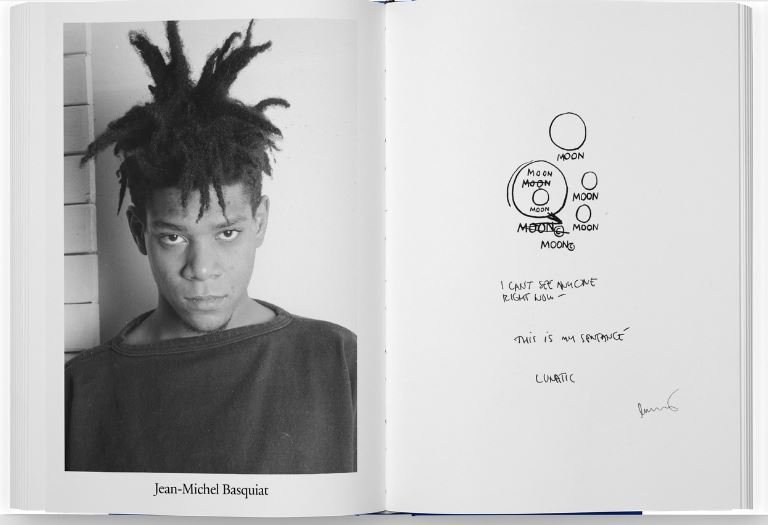 O Βasquiat στα λεύκωμα Luna Luna