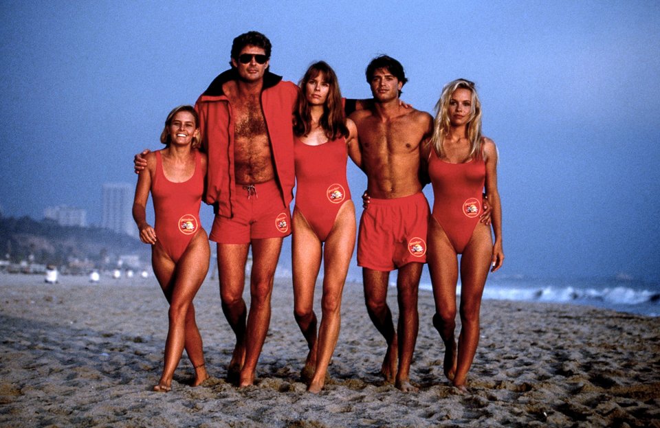 Οι πρταγωνιστές της σειράς Baywatch