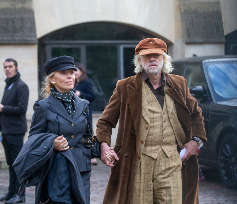 O μουσικός Bob Geldof.