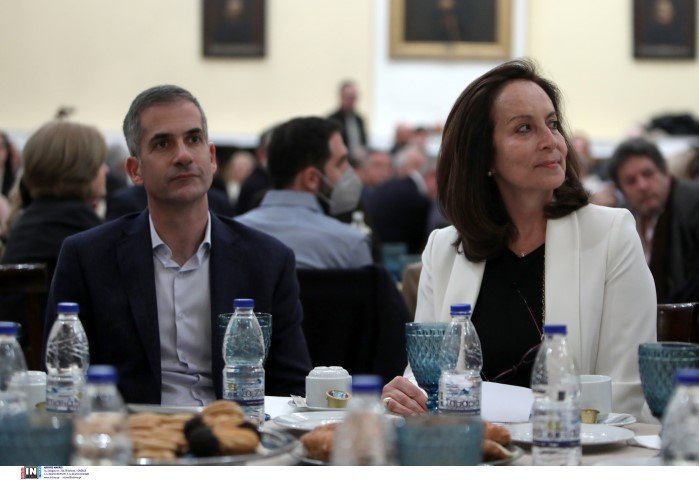 Η Άννα Διαμαντοπούλου και ο Κώστας Μπακογιάννης / Φωτογραφία: Intimenews/ΠΕΡΙΣΤΕΡΗΣ ΔΗΜΗΤΡΗΣ 