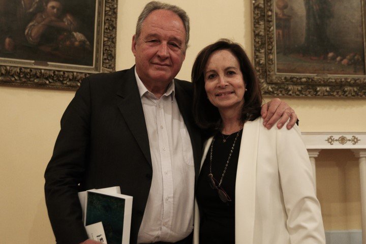 Η Άννα Διαμαντοπούλου και ο Γιάννης Μεϊμάρογλου / Φωτογραφία: ΧΡΗΣΤΟΣ ΜΠΟΝΗΣ/EUROKINISSI  