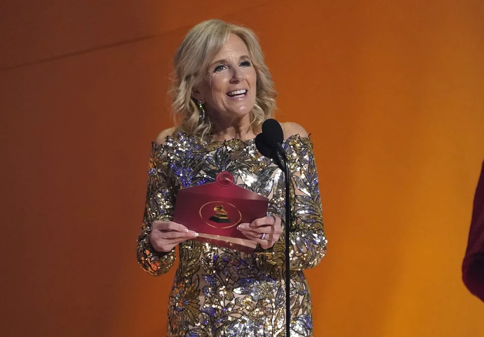 H Πρώτη Κυρία των ΗΠΑ στην τελετή απονομής των βραβείων Grammy 