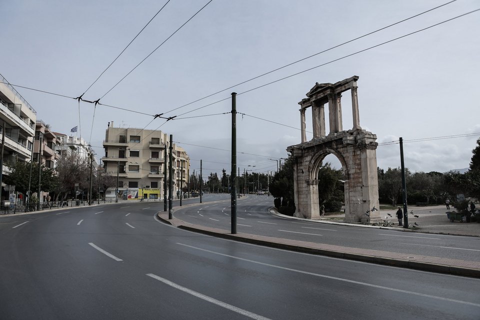 Άδειο το κέντρο της Αθήνας την Καθαρά Δευτέρα / Φωτογραφία: ΒΑΣΙΛΗΣ ΡΕΜΠΑΠΗΣ/EUROKINISSI