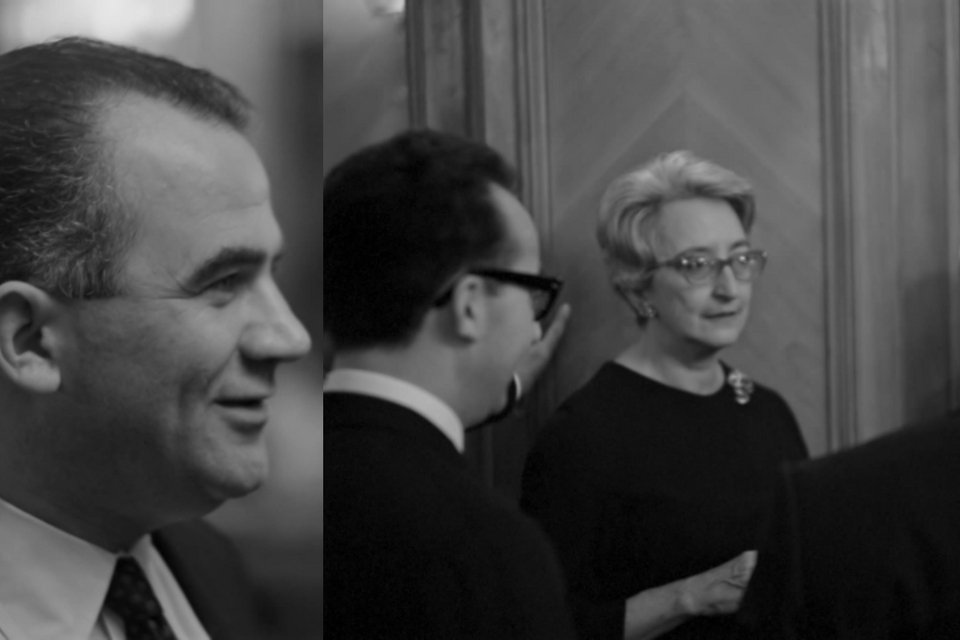 Τάκης Λαμπρίας και Ελένη Βλάχου στη δεξίωση για το Ράλλυ Αντίκα