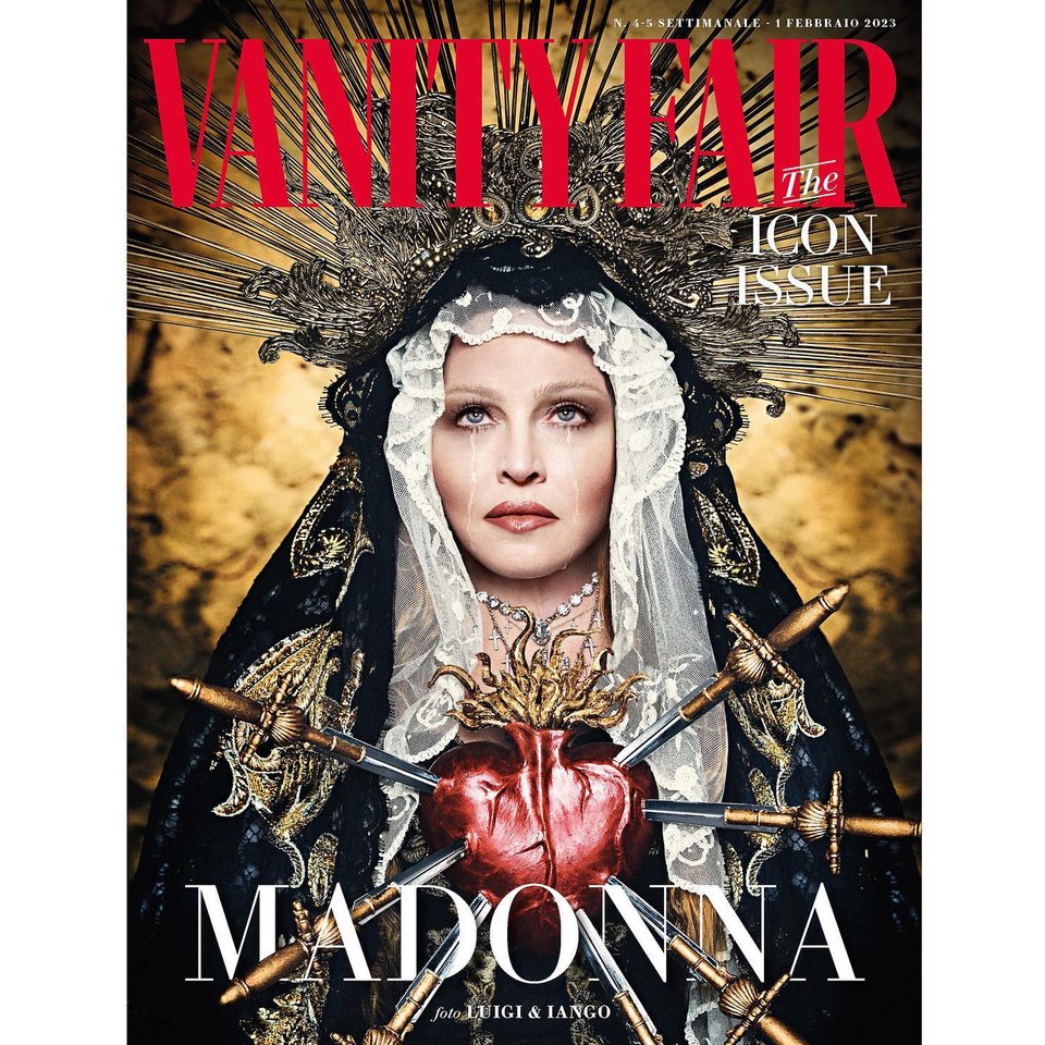H Μαντόνα στο εξώφυλλο του ιταλικού Vanity Fair 