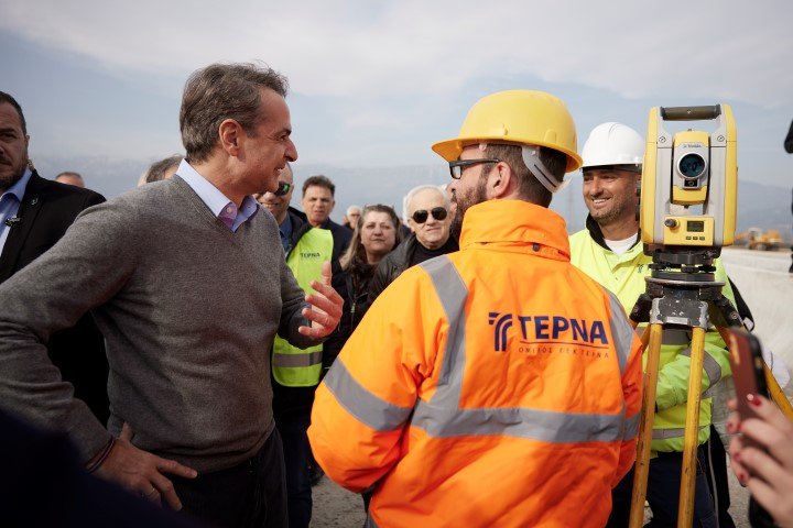 Ο Κυριάκος Μητσοτάκης στον Ε65 -Φωτογραφία: ΓτΠ ΠΑΠΑΜΗΤΣΟΣ ΔΗΜΗΤΡΗΣ
