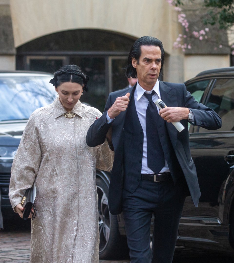 O Αυστραλός μουσικός Nick Cave με τη σύζυγό του, Σούζι Κέιβ