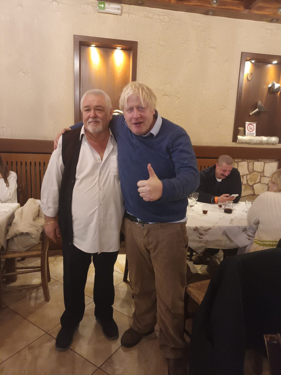 Στη Στάνη στα Καλάβρυτα ο Μπόρις Τζόνσον