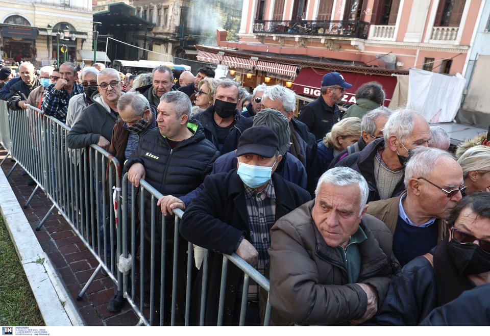 Τσικνοπέμπτη στη Βαρβάκειο Αγορά/Φωτογραφία INTIME NEWS Λιάκος Γιάννης