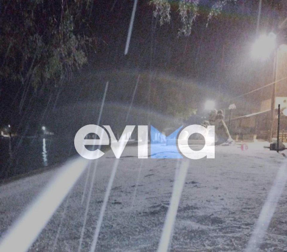 Χιονόπτωση στην Εύβοια / evima.gr