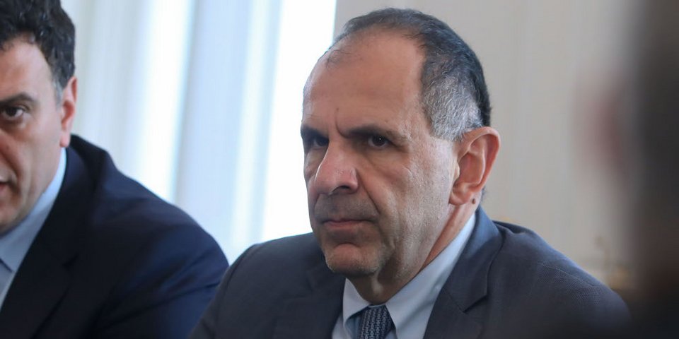Ο Γιώργος Γεραπετρίτης στο χθεσινό Υπουργικό Συμβούλιο / Φωτογραφία INTIME