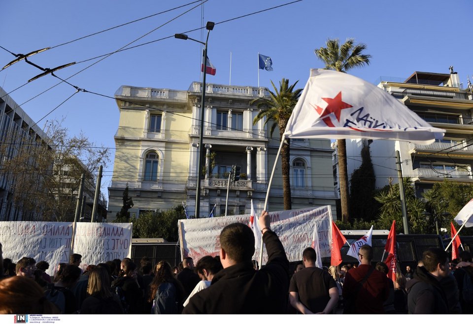 Αθήνα: Κλειστή η Βασ. Σοφίας λόγω συγκέντρωσης ΚΚΕ και ΛΑΕ / Φωτογραφία: Intime - ΓΕΩΡΓΙΟΥ ΝΙΚΟΛΑΣ