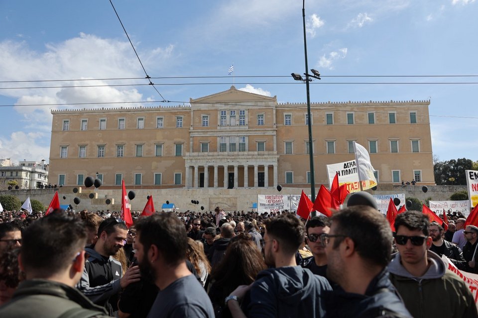 συλλαλητήριο για τα Τέμπη