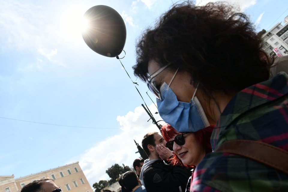 διαδήλωση για τα Τέμπη στο Σύνταγμα