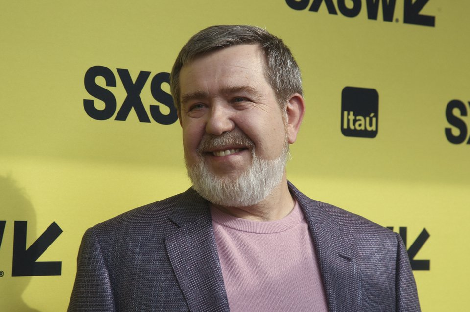 Ο Alexey Pajitnov στην παγκόσμια πρεμιέρα του "Tetris" στο Paramount Theatre στο Όστιν