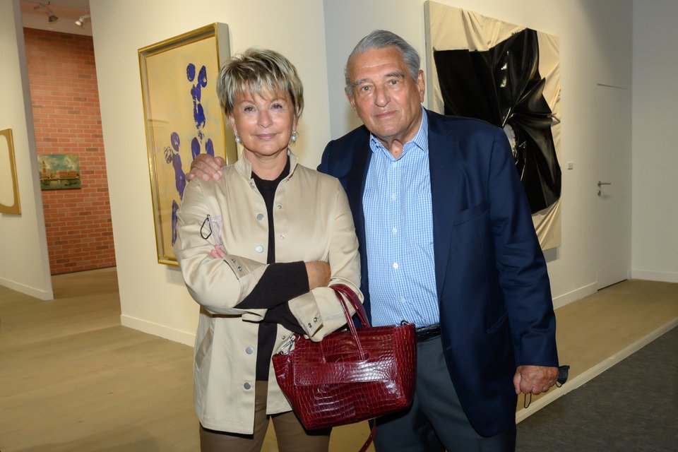Η βαρόνη Myriam Ullens de Schooten και ο σύζυγός της Guy Ullens de Schooten