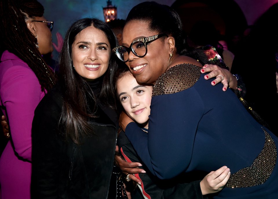 Οι Salma Hayek, Valentina Paloma Pinault και Oprah Winfrey το 2018