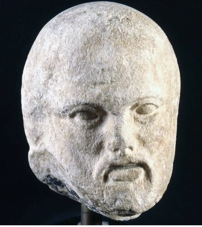 Η κεφαλή του γενειοφόρου άνδρα