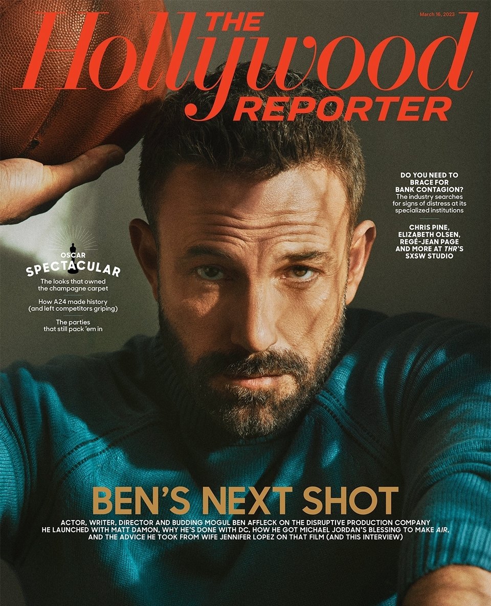 Ο Μπεν Άφλεκ στο εξώφυλλο του περιοδικού Hollywood Reporter