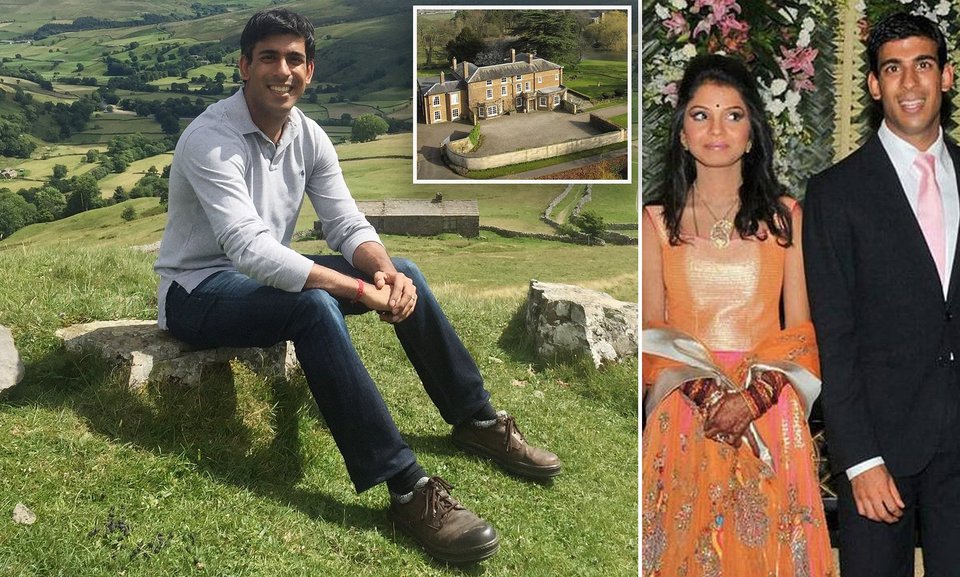 Η Daily Mail αναφέρεται συχνά στα περιουσιακά στοιχεία του Ρίσι Σούνακ και της βαθύπλουτης συζύγου του