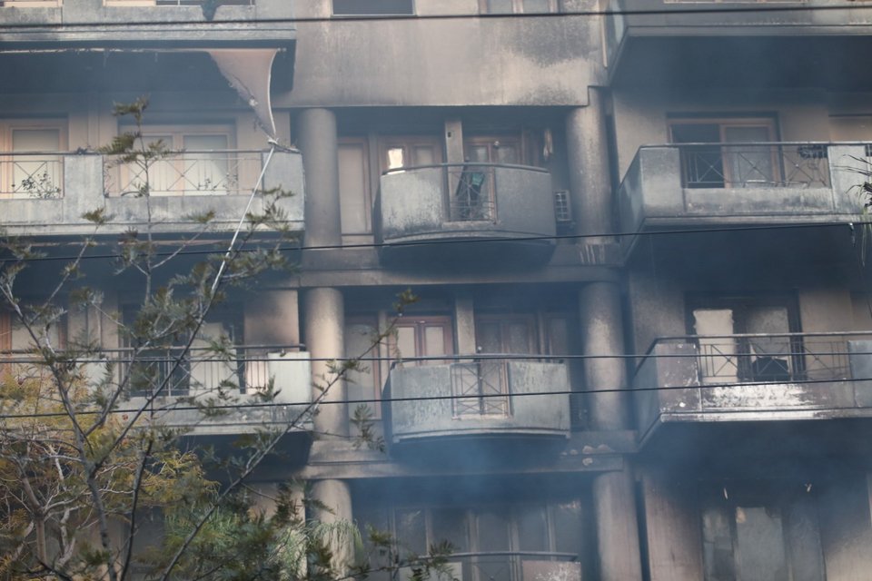 Καταστράφηκε ολοσχερώς το εστιατόριο από τη φωτιά