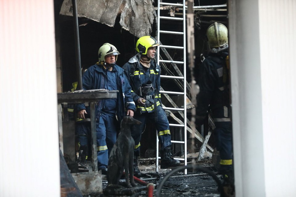 Καταστράφηκε ολοσχερώς το εστιατόριο από τη φωτιά