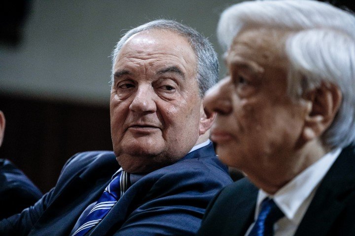 Κώστας Καραμανλής και Προκόπης Παυλόπουλος / Φωτογραφία: ΓΙΩΡΓΟΣ ΚΟΝΤΑΡΙΝΗΣ/EUROKINISSI