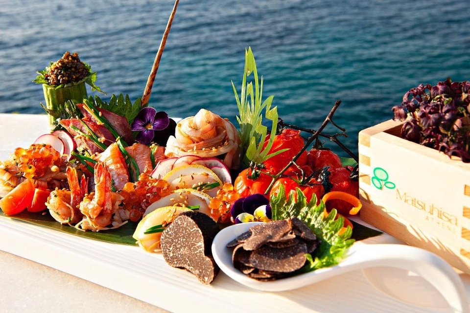 Θαλασσινά στο εστιατόριο Μatsuhisa / Φωτογραφία: matsuhisa_athens/Instagram